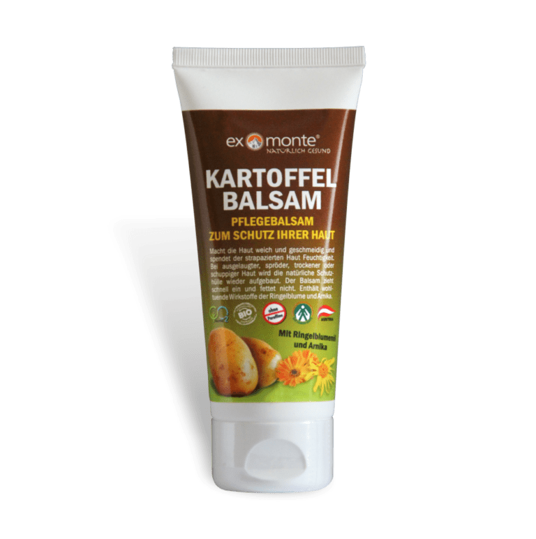 Kartoffelbalsam für die Haut in der Tube von Exmonte